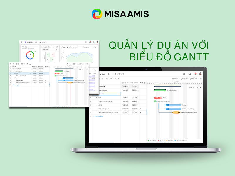 phần mềm quản lý dự án Gantt