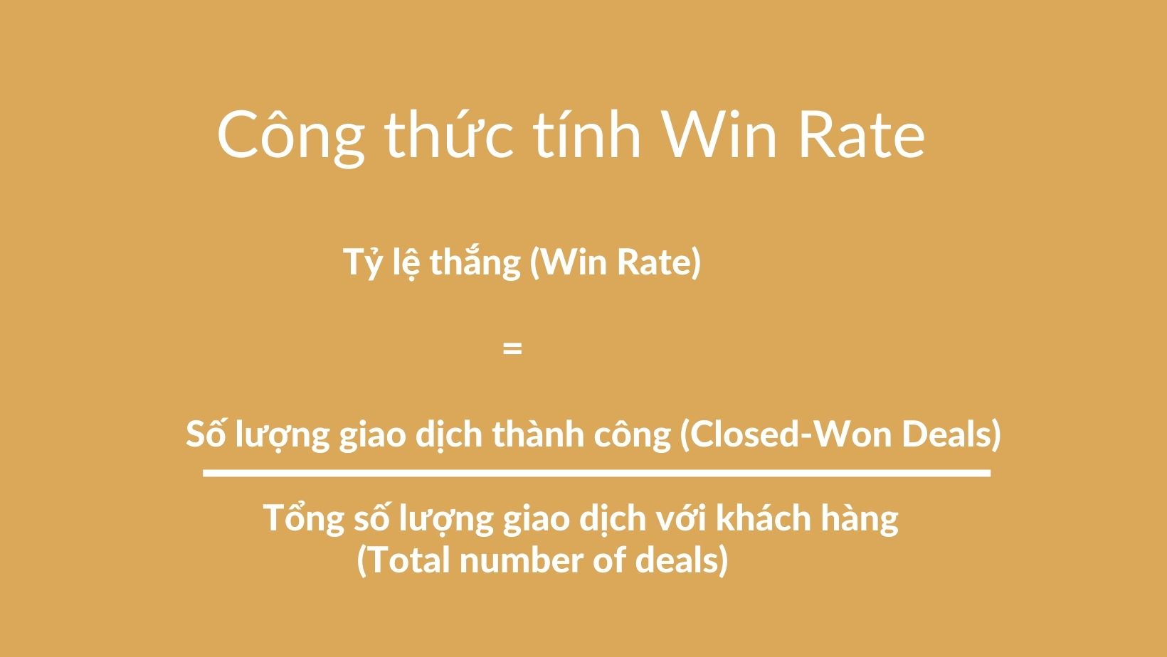 công thức tính win rate là gì