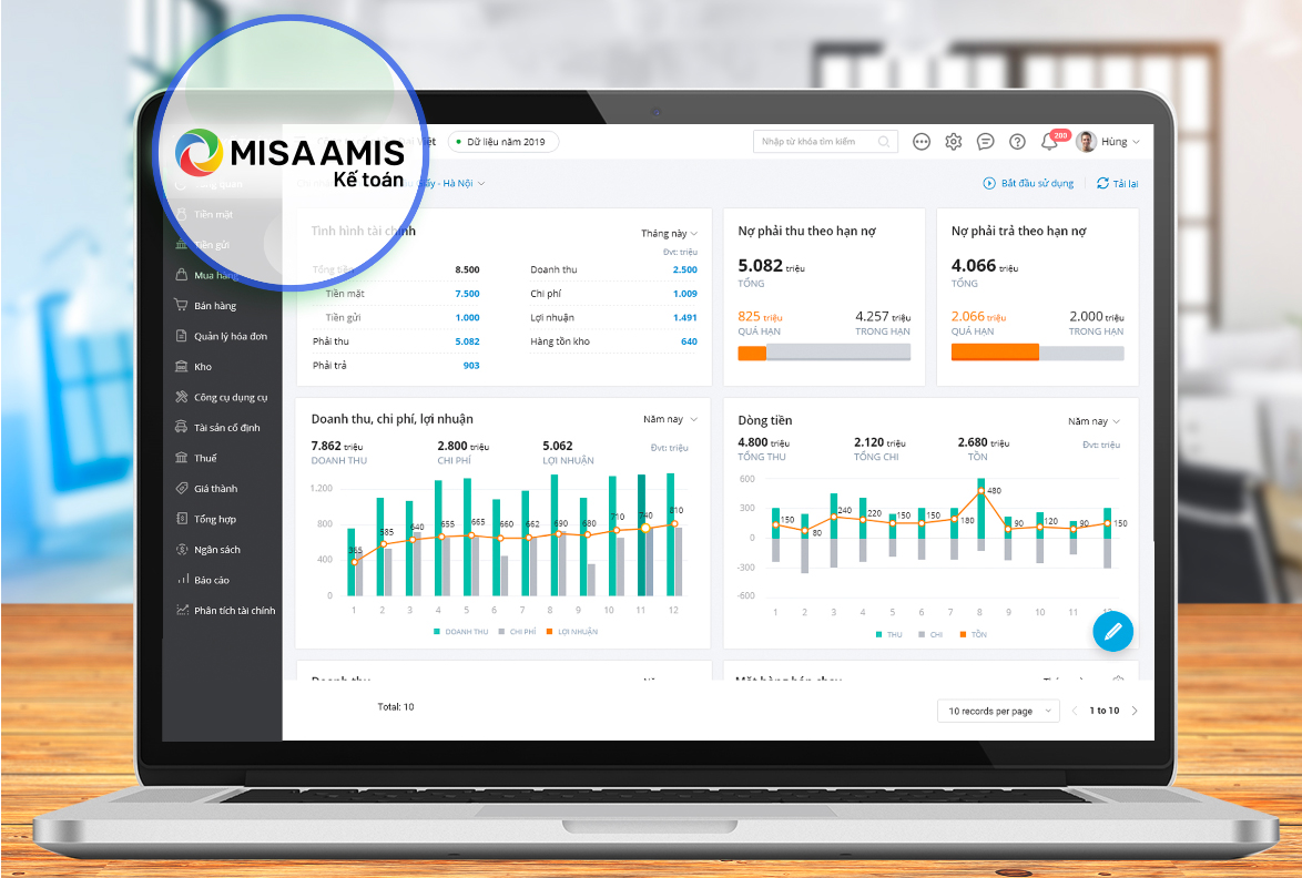 phần mềm kế toán MISA AMIS