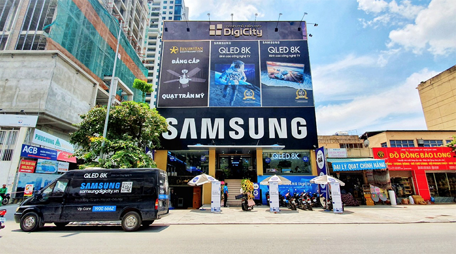 chiến lược marketing của samsung về hệ thống phân phối