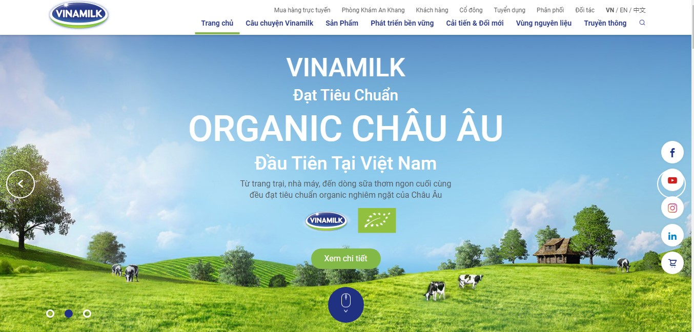 chất lượng sản phẩm của vinamilk