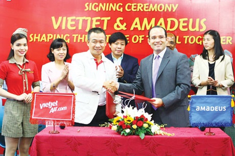 hệ thống phân phối của vietjet air