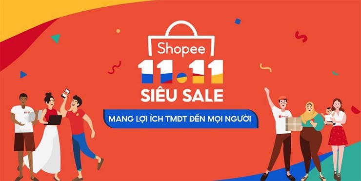 Chương trình khuyến mãi nổi tiếng của Shopee phải kể đến những ngày sale “khủng” 11/11, 12/12,…