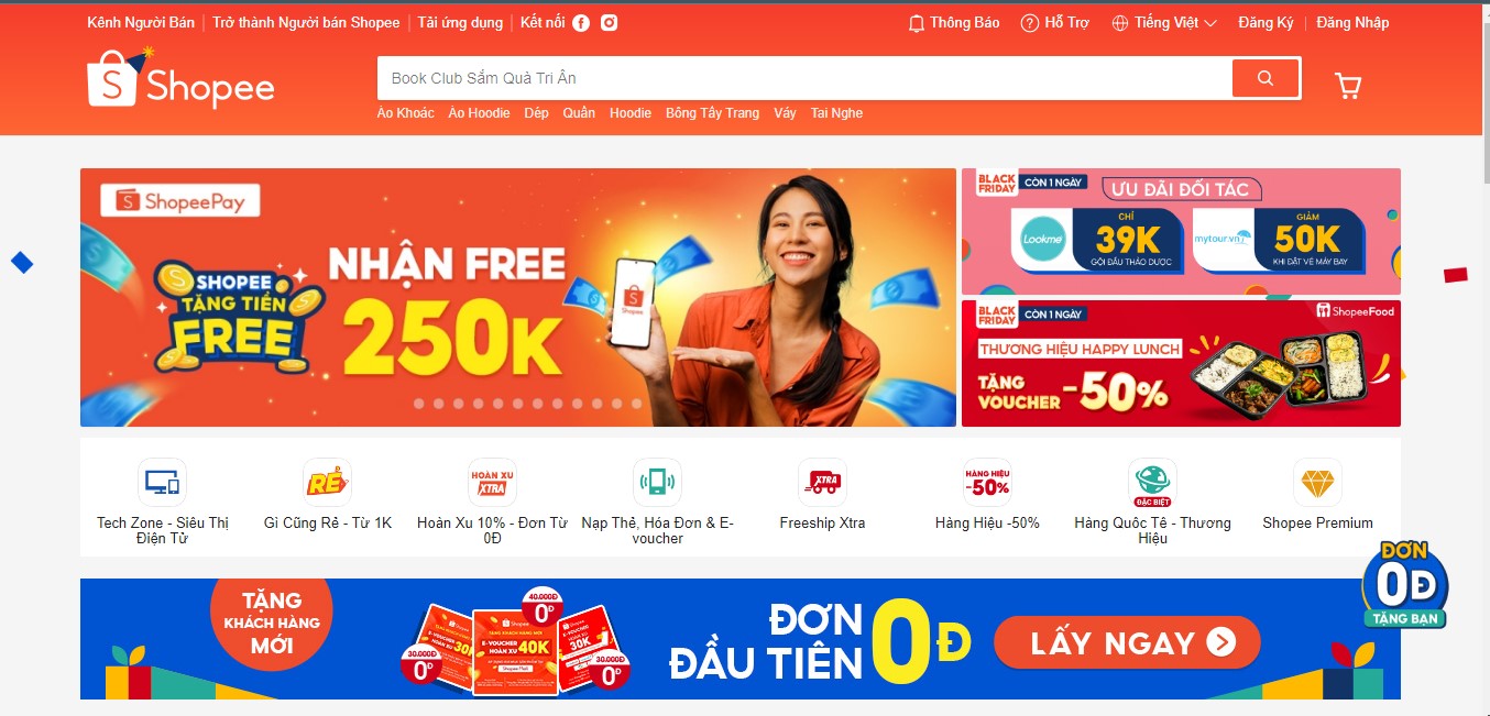 giới thiệu về shopee