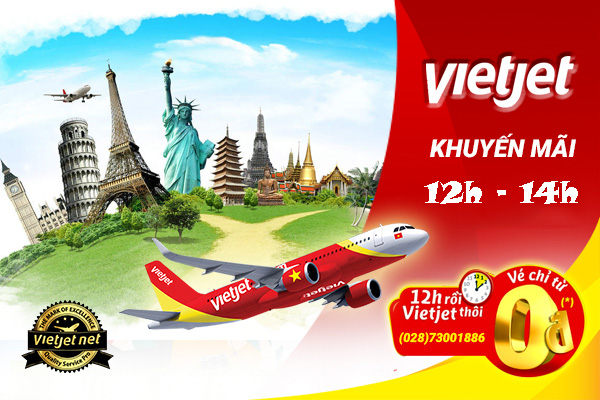 khuyến mãi của vietjet