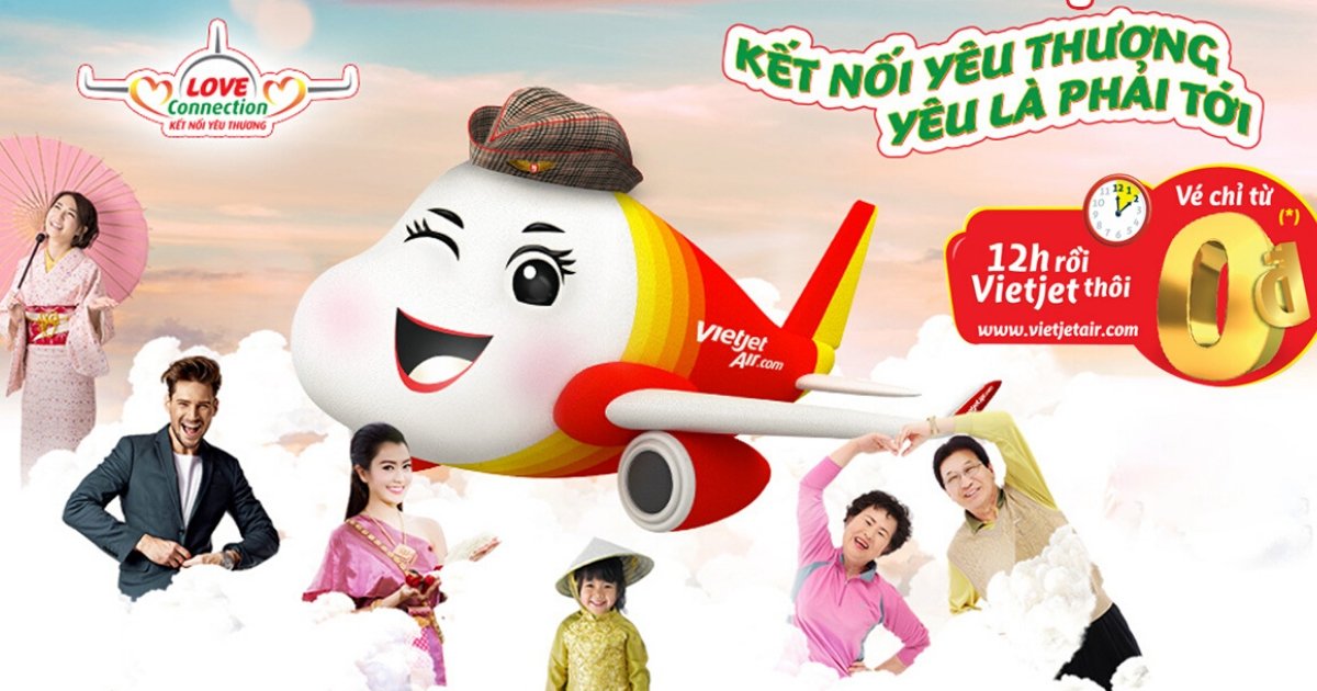 quảng cáo của vietjet