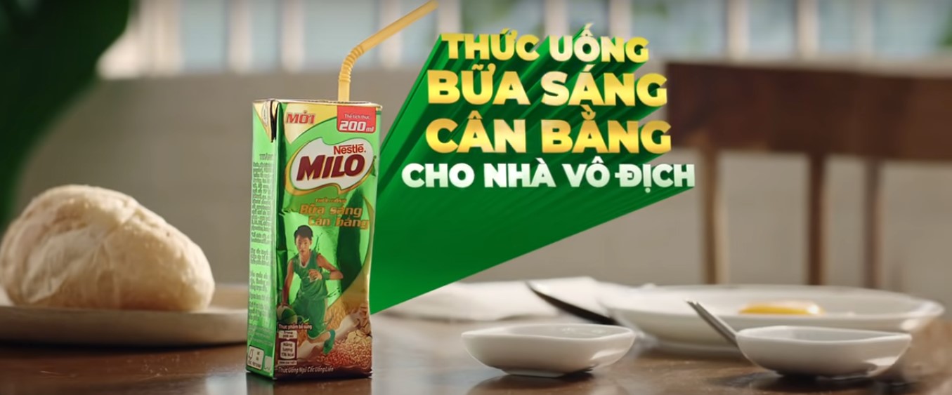 quảng cáo milo