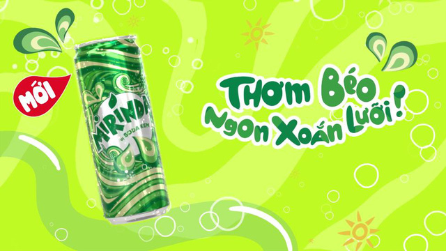 mirinda vị soda kem