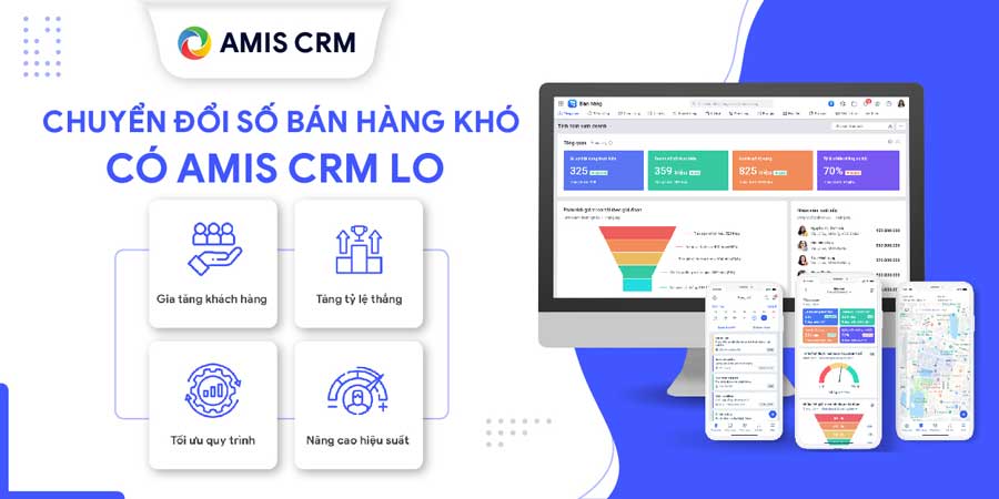 chuyển đổi số bán hàng với amis crm