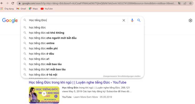 công cụ nghiên cứu từ khóa Youtube