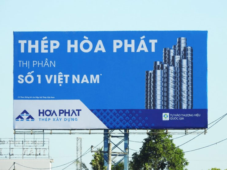 Chiến lược quảng cáo rầm rộ của Hòa Phát