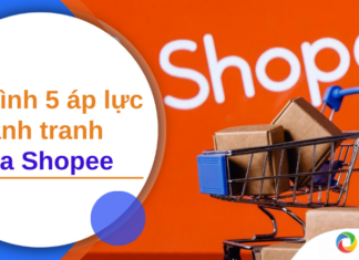 mô hình 5 áp lực cạnh tranh của Shopee