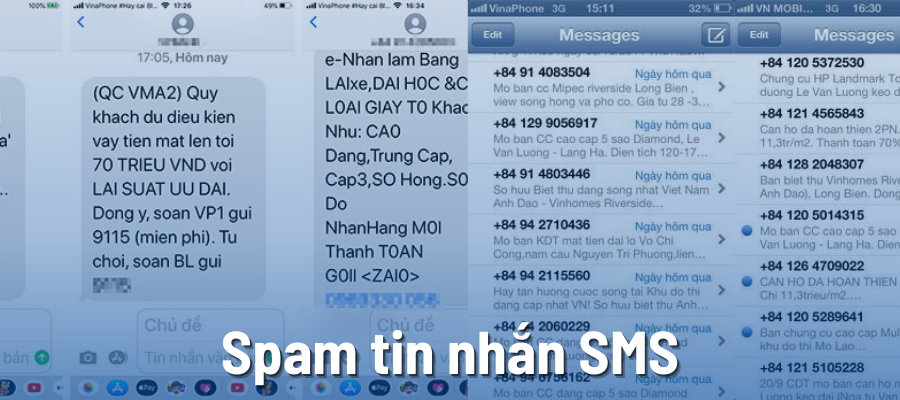 Spam tin nhắn SMS