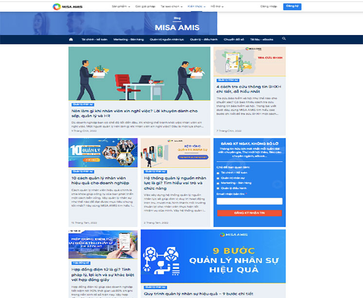 Hình ảnh thu nhỏ trên website