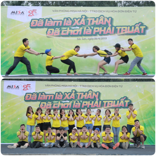 slogan team building thể hiển bản sắc riêng của doanh nghiệp