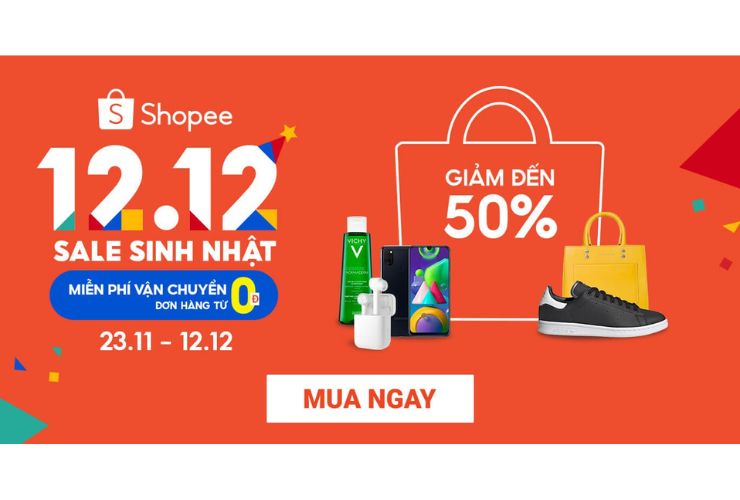 Shopee thường xuyên tổ chức các chương trình khuyến mãi để thu hút khách hàng (Nguồn: Shopee.vn)