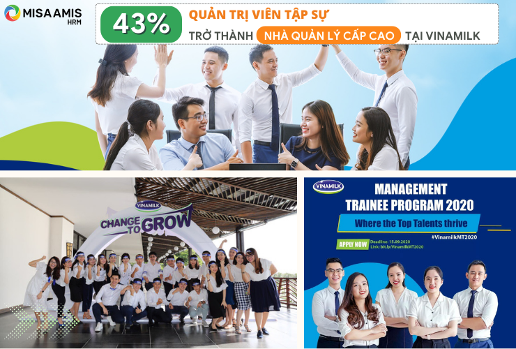 43% quản trị viên tập sự trở thành nhà quản lý cấp cao của Vinamilk