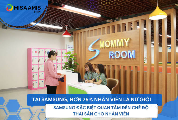 chế độ đãi ngộ nhân viên của Samsung