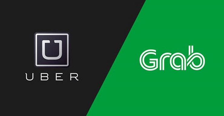 Grab mua lại Uber - tạo thế độc quyền trên thị trường - Nguồn: Internet