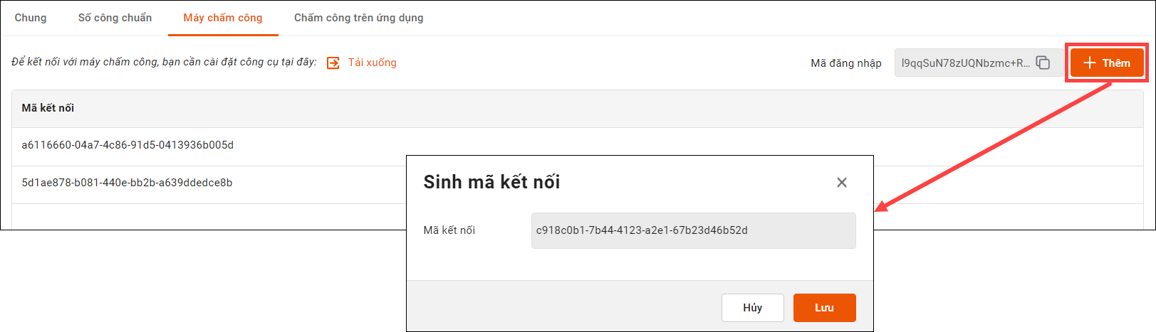 Phần mềm giúp kết nối máy chấm công dễ dàng