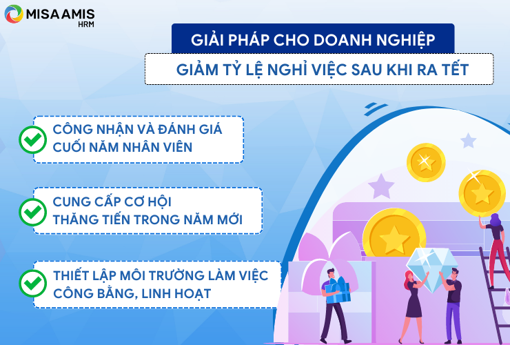 Giải pháp giúp doanh nghiệp giảm tỷ lệ nghỉ việc sau khi ra Tết