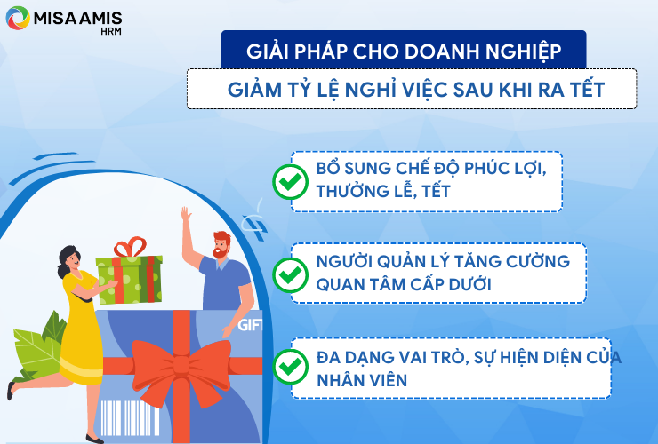 Giải pháp giúp doanh nghiệp giảm tỷ lệ nghỉ việc sau khi ra Tết