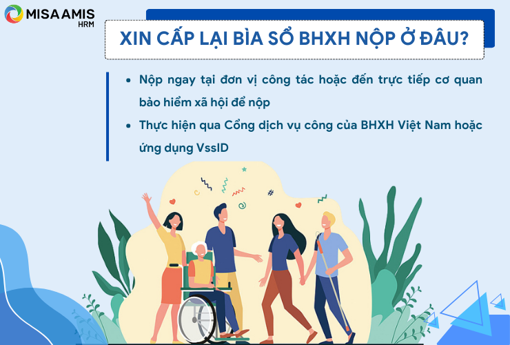 Nộp hồ sơ cấp bìa sổ BHXH theo hình thức trực tiếp hoặc online đều được