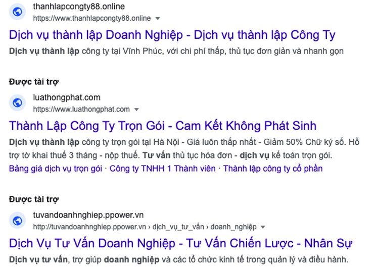 Dịch vụ tư vấn thành lập doanh nghiệp nở rộ thời gian gần đây (Ảnh: google.com)