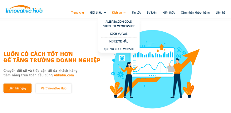 Dịch vụ tư vấn kinh doanh trên các sàn như Alibaba, Amazon, … ngày càng được quan tâm (Ảnh: Innovative Hub)