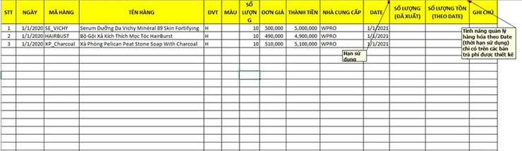 Những lưu ý khi sử dụng file excel quản lý bán hàng