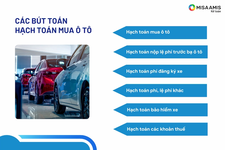 hạch toán mua ô tô