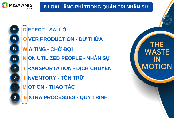 8 lãng phí trong Quản trị Nhân sự