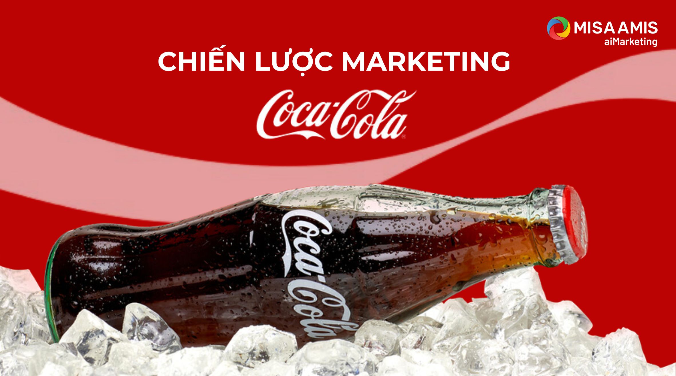 Coca Cola và màu đỏ quen thuộc trong bộ nhận diện thương hiệu.