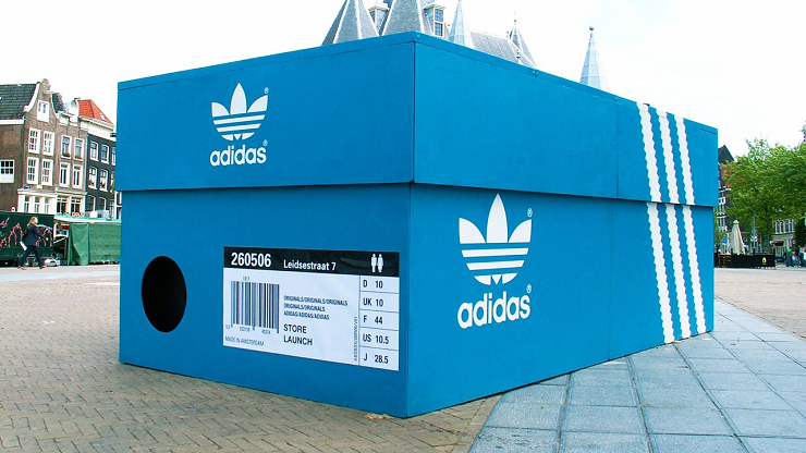 Chiến dịch brand activation của Adidas - Nguồn sưu tầm