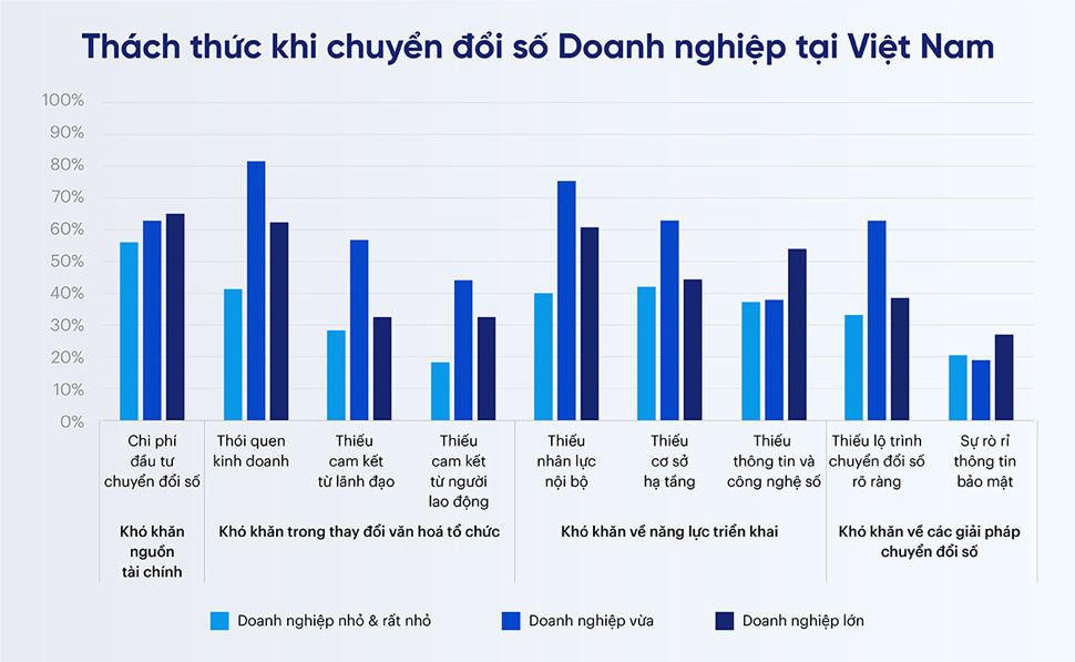 Một số thách thức Việt Nam gặp phải trong quá trình chuyển đổi số - Nguồn: digital.fpt.com.vn