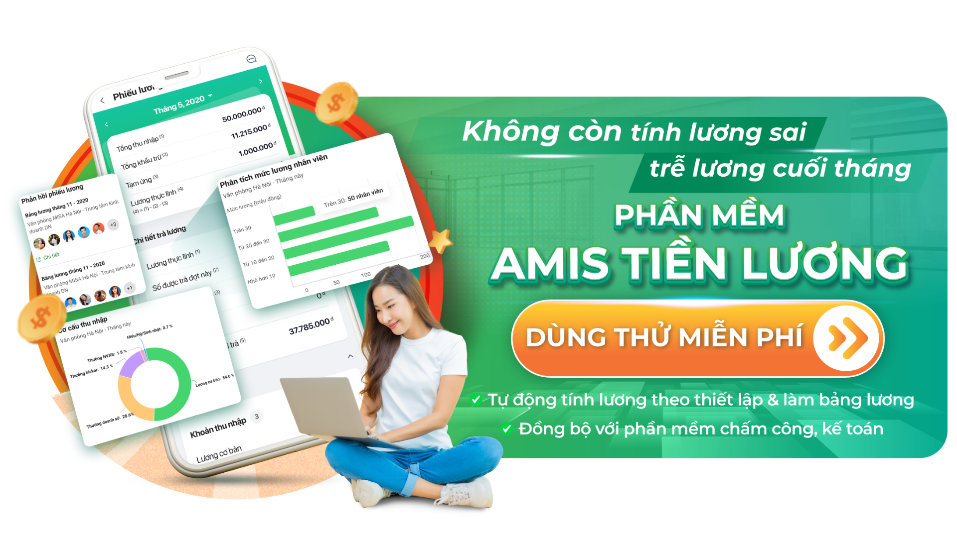 amis tiền lương