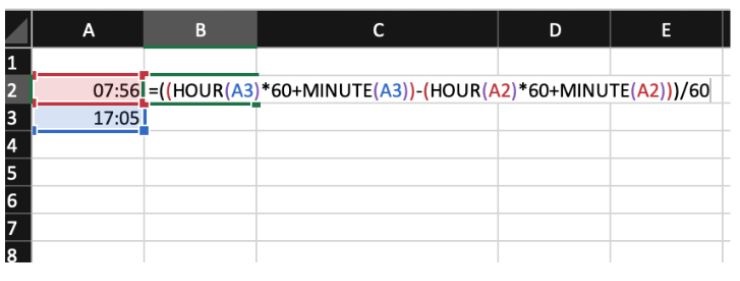 tinh-gio-lam-viec-theo-ca-tren-excel