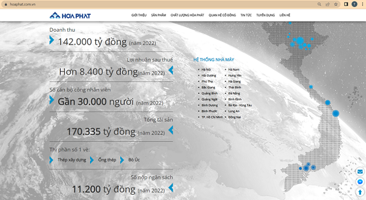 Hòa Phát minh bạch các thông tin về hoạt động kinh doanh của doanh nghiệp mình - Ảnh: Hòa Phát