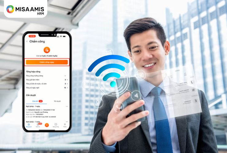 Chấm công thông minh qua wifi