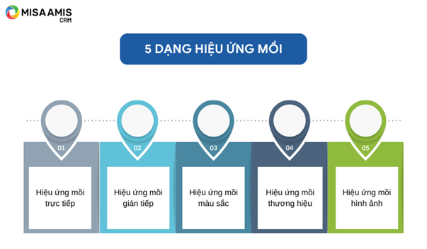 5 dạng hiệu ứng mồi