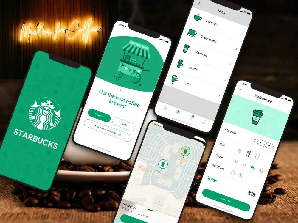 app di động của Starbucks trong việc chuyển đổi số doanh nghiệp