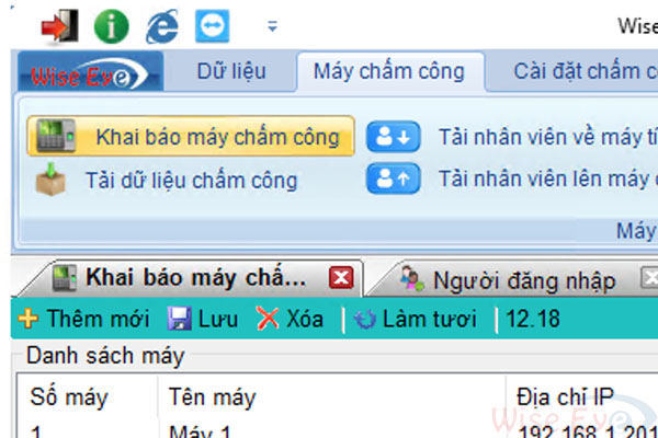 Để kết nối các thiết bị cần khai báo ban đầu