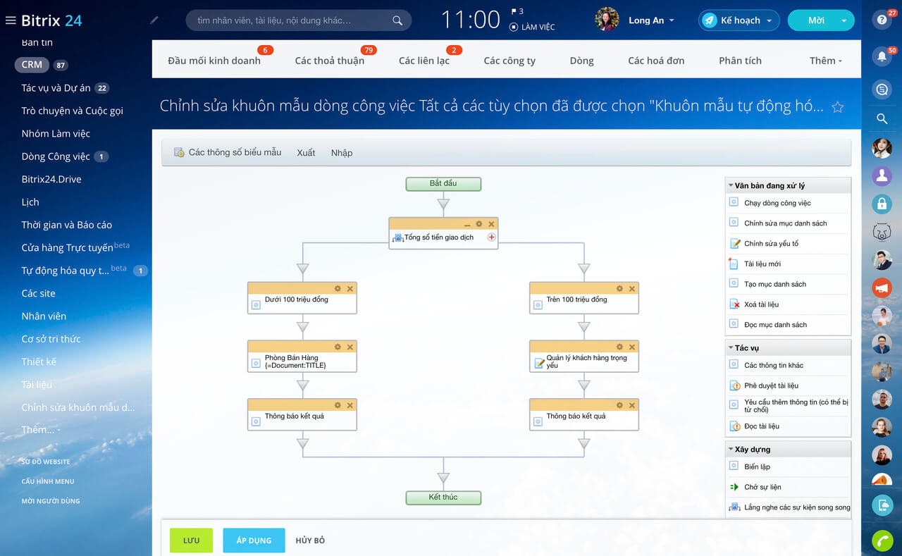 phần mềm quản lý quy trình Bitrix24