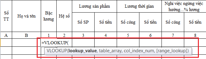 cách làm bảng lương trên Excel