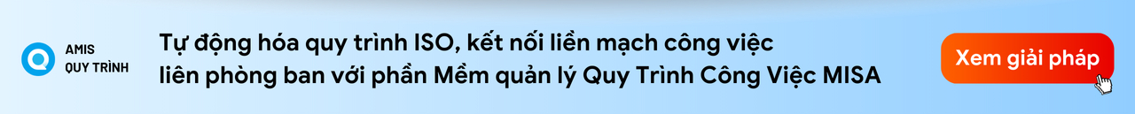 ứng dụng phần mềm để tự động hóa quy trình ISO