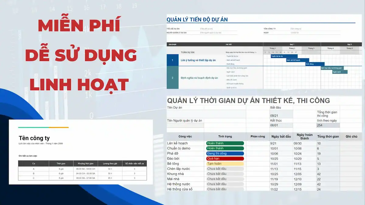 Lợi ích quản lý bằng Excel