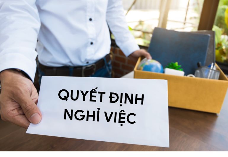 mẫu quyết định nghỉ việc