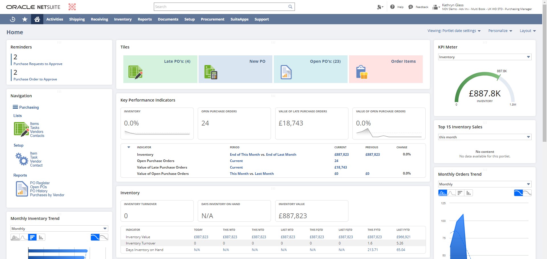 hệ thống quản lý kho hàng NetSuite WMS