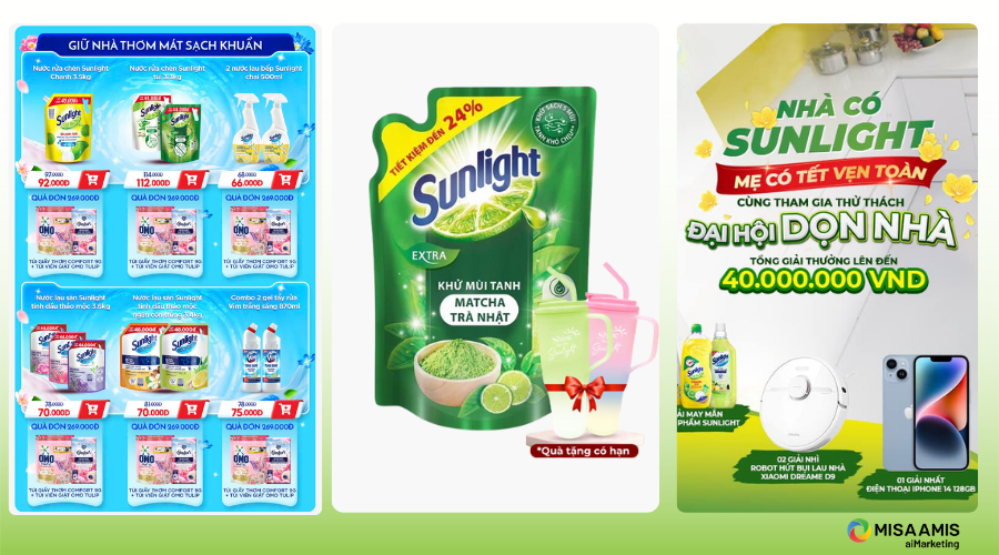 Chiến lược Marketing của nước rửa chén Sunlight