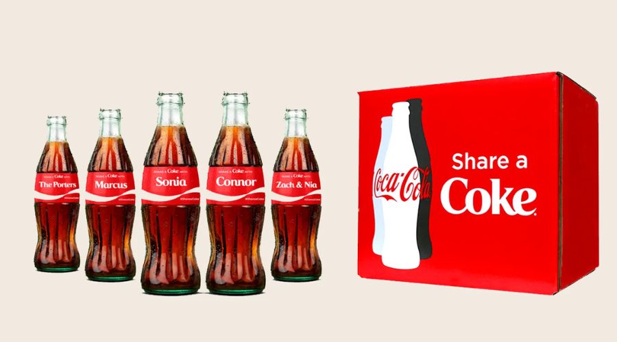 Coca Cola và chiến dịch truyền thông Share A Coke.